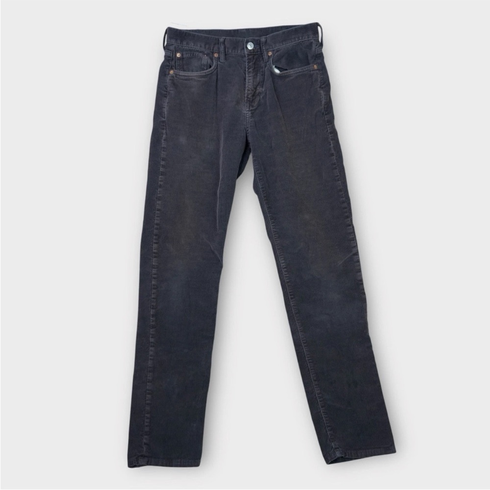 Buck Mason Ford Standard Corduroy Pants Mens 29x33 Dark Gray 10 OZ Stretch
